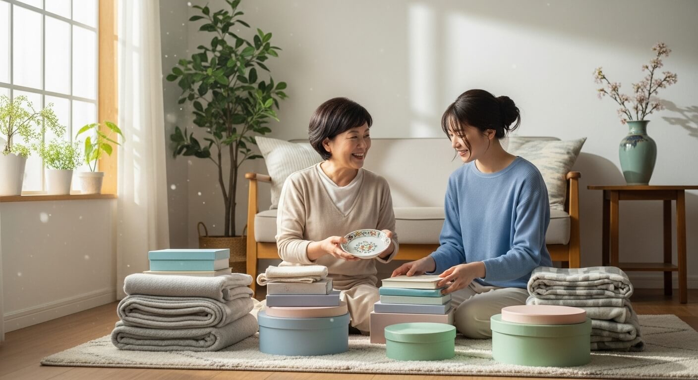 実家の片付けを無理なく進める方法｜家族で協力してスッキリ整えるステップ
