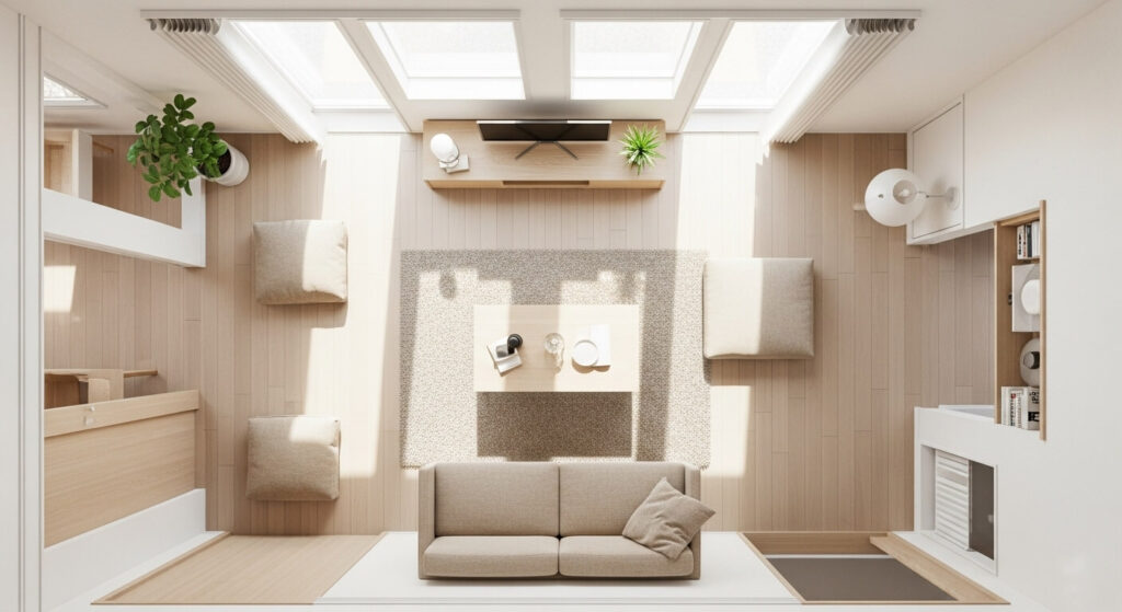 散らかりにくい部屋を作るための基本動線を整える方法