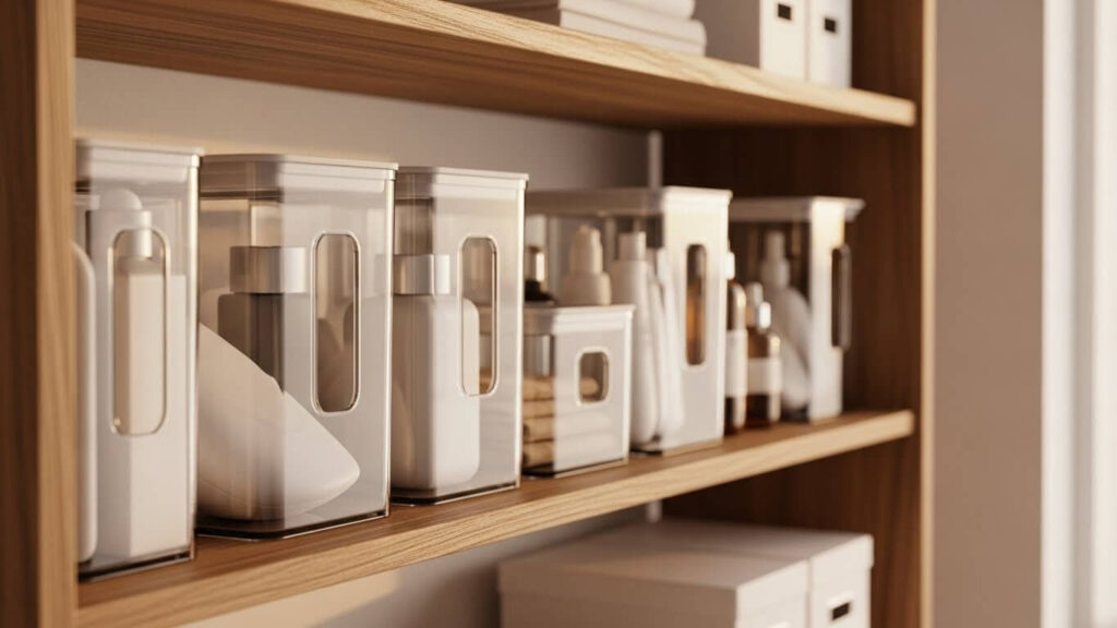 収納を圧迫しないストックの扱い方