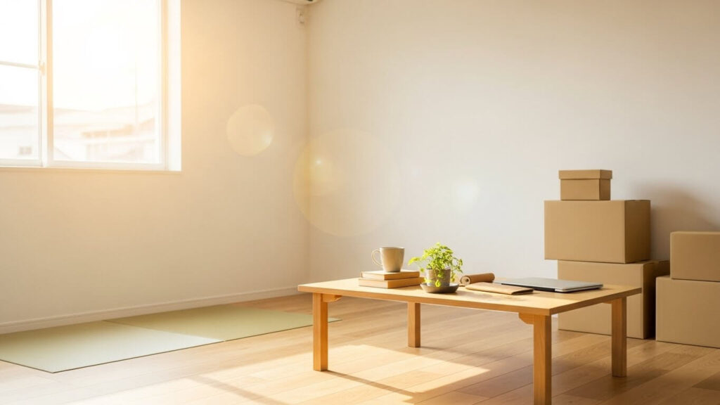 少ない物で暮らしやすくする作業の進め方