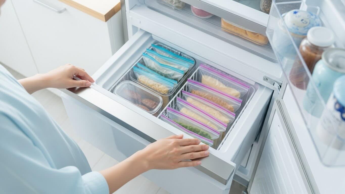 食品ストックを増やさないための冷凍庫の使い方｜一人分を溜めずに使う整理のコツ